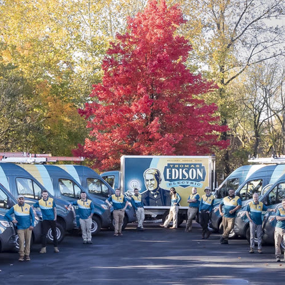 Thomas Edison Electric vans and electricians serving Pennsylvania